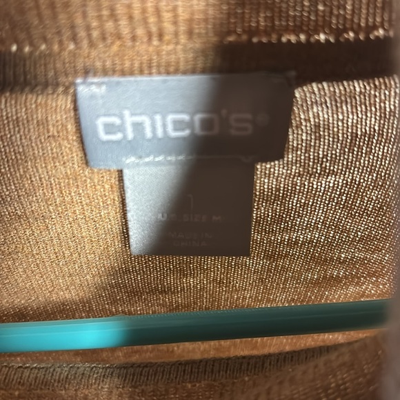 Chico's Tan Turtleneck Sweater - Picture 2 of 4